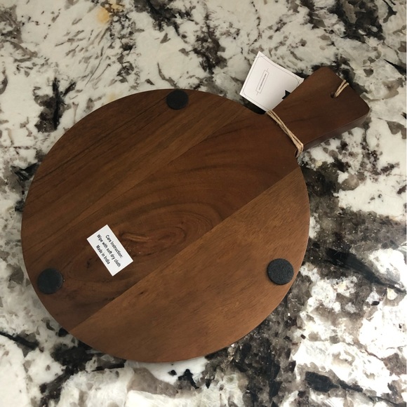 My Savory Table Wooden Cheese Charcuterie Board with Spreader Knife NWT - Picture 3 of 6